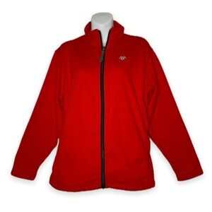 686 Jacket Youth XL Zip Front Lightweight Red‎ Jogger Embroidered Logo Womens SM